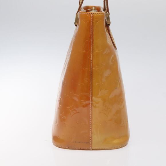 LOUIS VUITTON Monogram Vernis Houston Hand Bag Beige M91004 - Picture 5 of 13